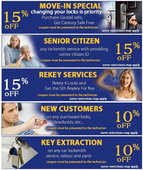 Fort Lauderdale Emergency Locksmith, Fort Lauderdale, FL 954-366-2048 - coupon13-set-five